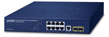 Planet 10/100/1000T + 2-Port - Managed - L2/L4 - Gigabit Ethernet (10/100/1000) - Vollduplex - Rack-Einbau - 1U von LumaTech