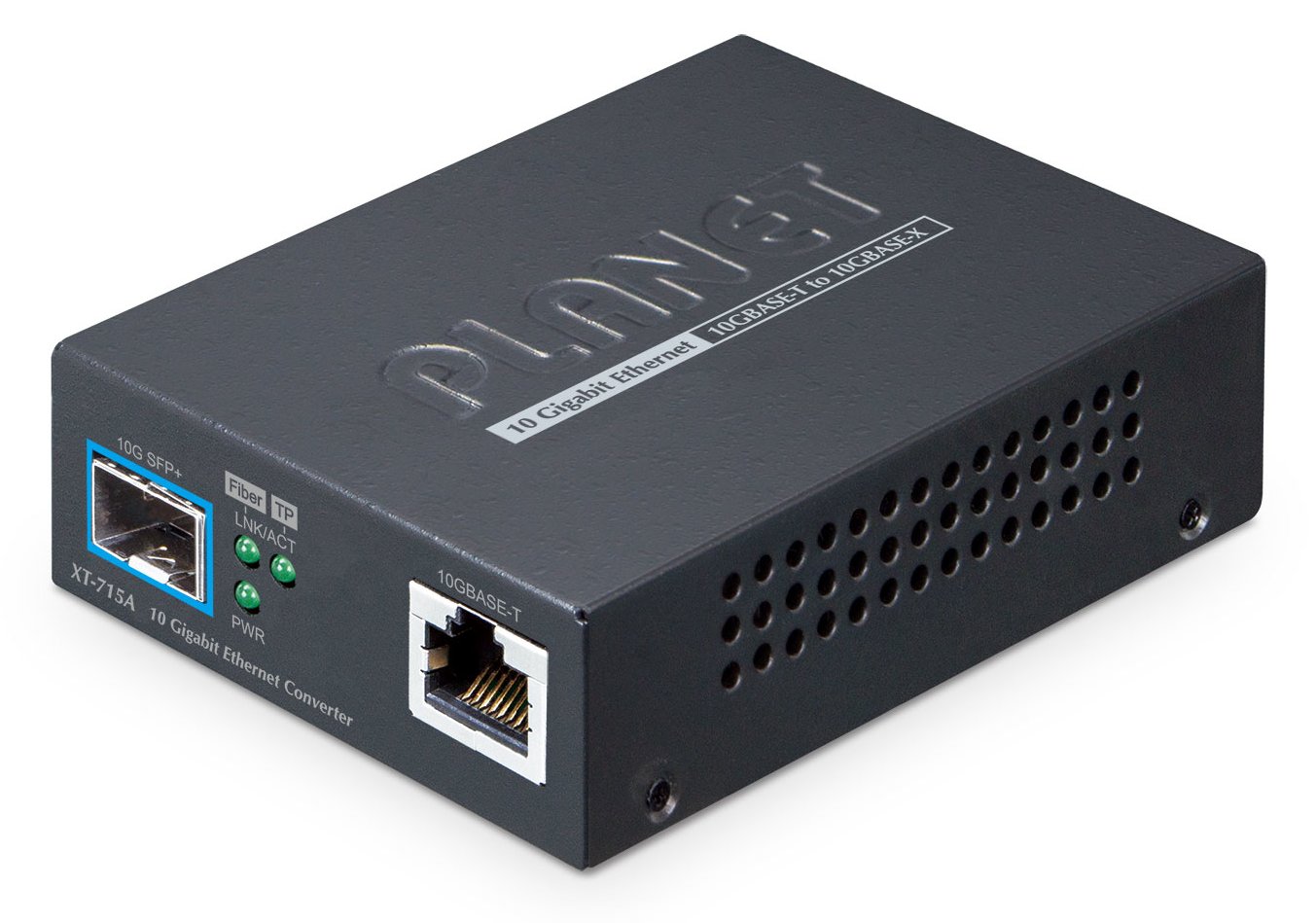 Planet 10G GE to SFP+ Media Converter XT-715A - Converter - Kupferdraht