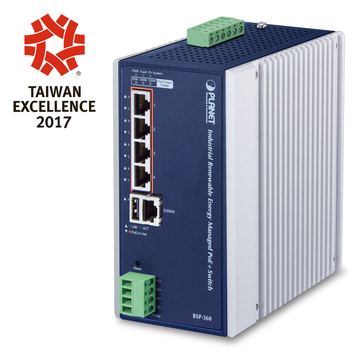 Planet BSP-360 - Switch - managed - 4 x 10/100/1000 (PoE+) von LumaTech