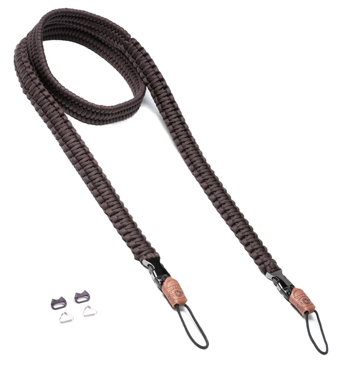 C-ROPE Kameragurt Traveler aus Paracord 140cm Dark Coffee retail