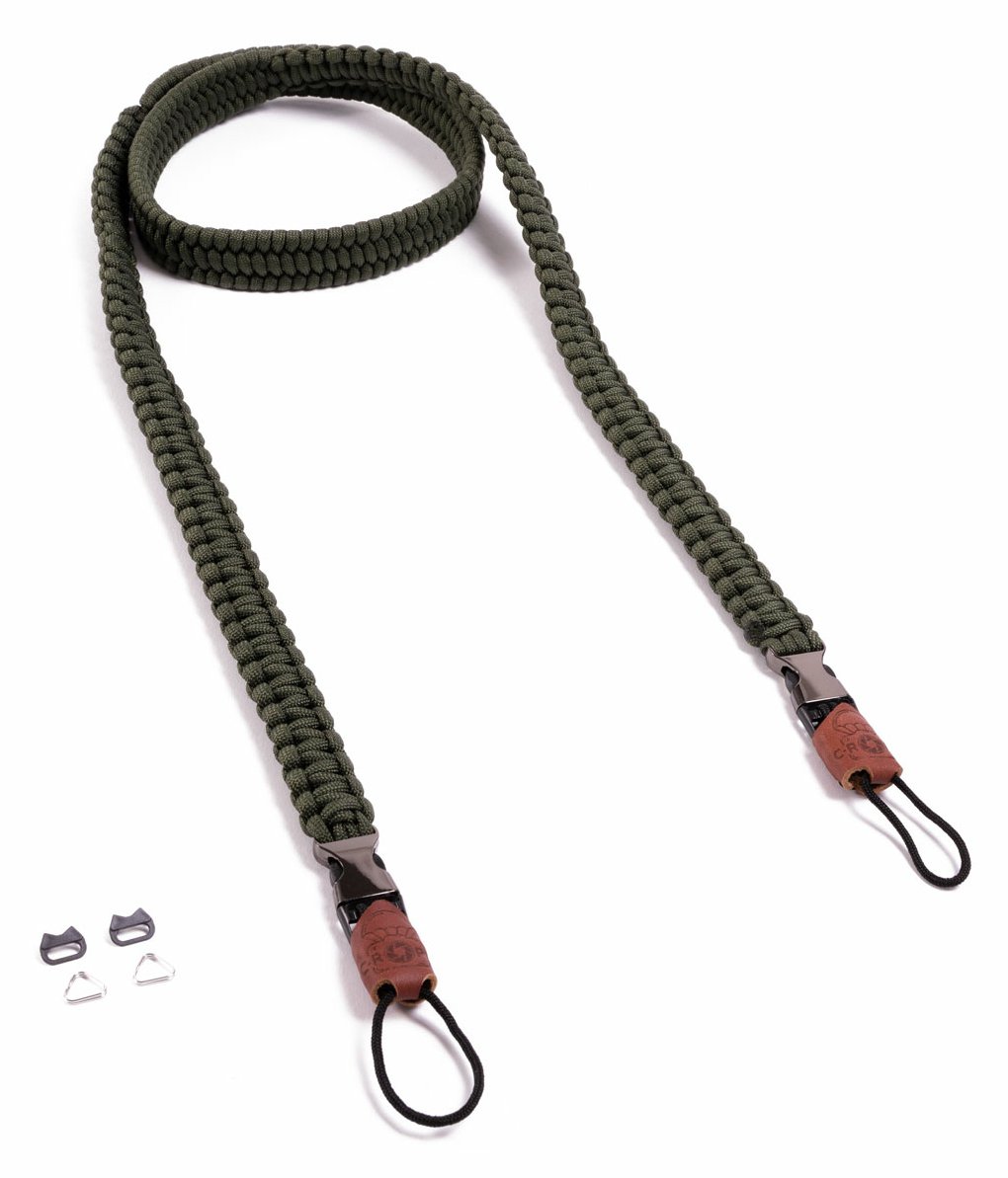C-ROPE Kameragurt Traveler aus Paracord 140cm Military Olive retail
