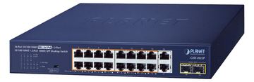Planet GSD-2022P - Switch - unmanaged - 16 x 10/100/1000 (PoE+) von LumaTech