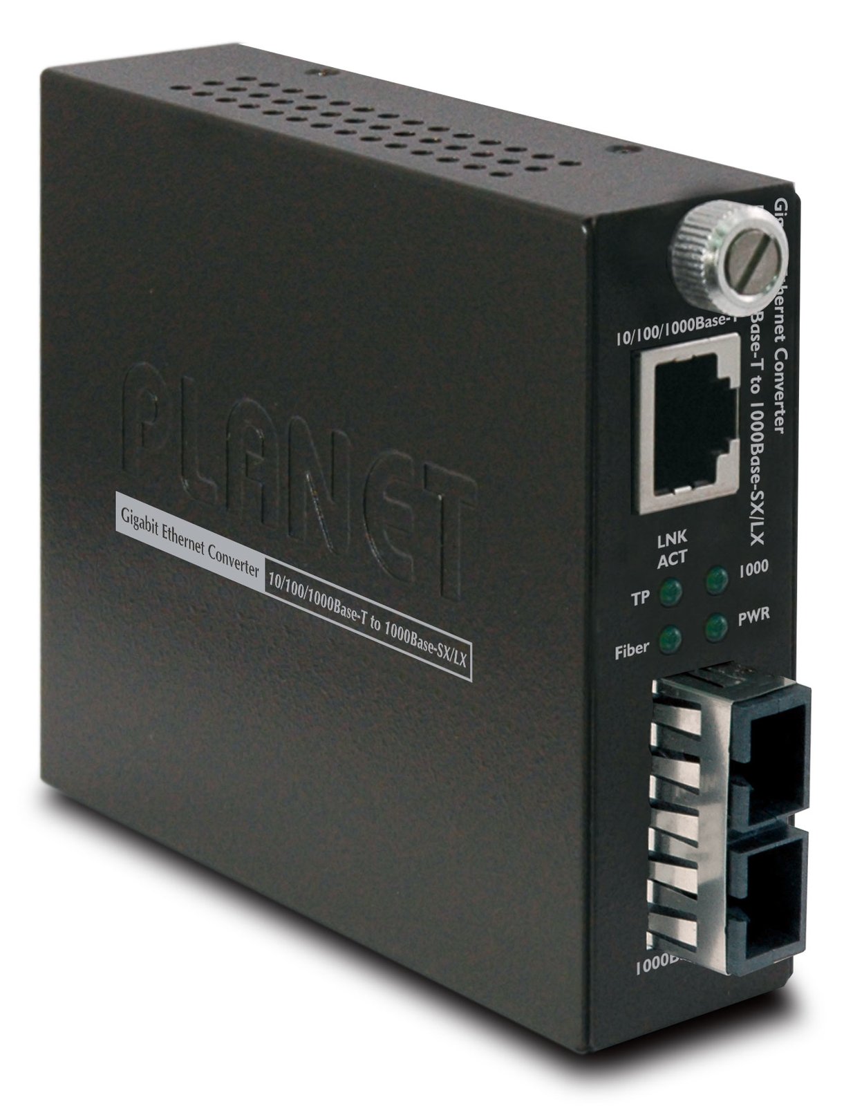 Planet GST-802 - Medienkonverter - GigE - 10Base-T, 1000Base-SX, 100Base-TX, 1000Base-T