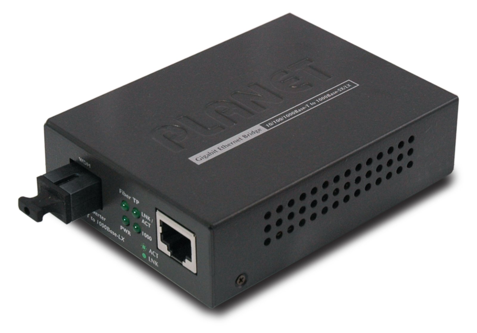 Planet GT-806B15 - Medienkonverter - GigE - RJ-45 / SC Single-Modus - bis zu 15 km - 1550 (TX)