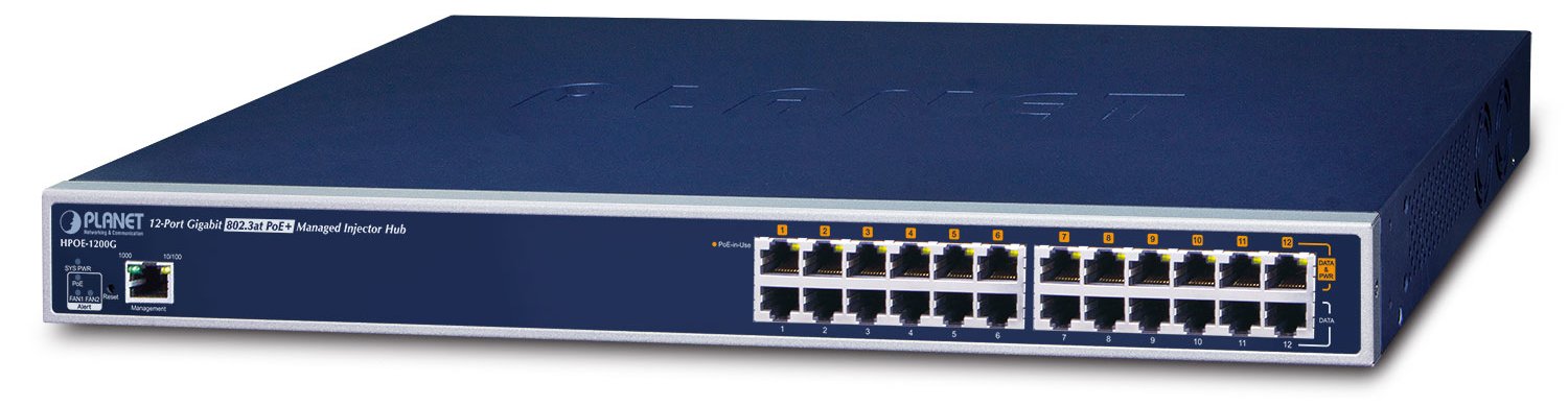Planet HPOE-1200G - Power Injector - 360 Watt