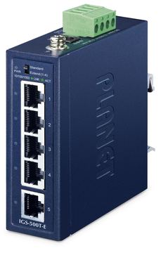 Planet Industrial 1000T Compact Switch IGS-500T-E - Switch - 1 Gbps von LumaTech