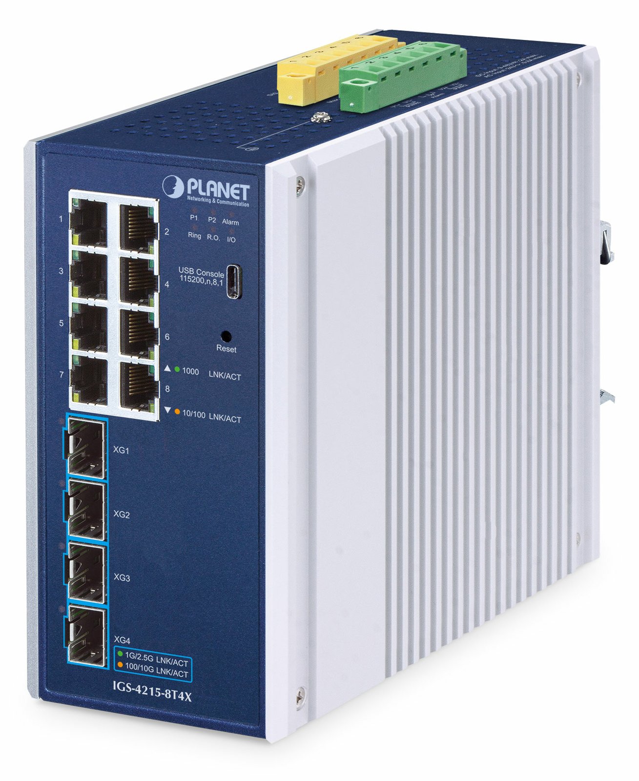 Planet Industrial L2/L4 Managed Switch IGS-4215-8T4X - Switch - 1 Gbps