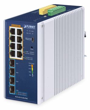 Planet Industrial L2/L4 PoE++ Managed Switch IGS-4215 - Switch - 1 Gbps von LumaTech