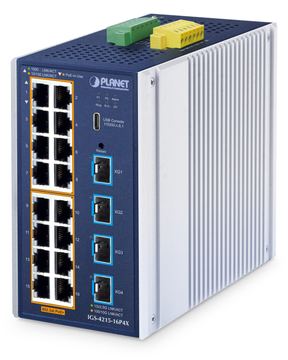 Planet Industrial L2+ Managed Switch IGS-4215-16P4X - Switch - 1 Gbps von LumaTech