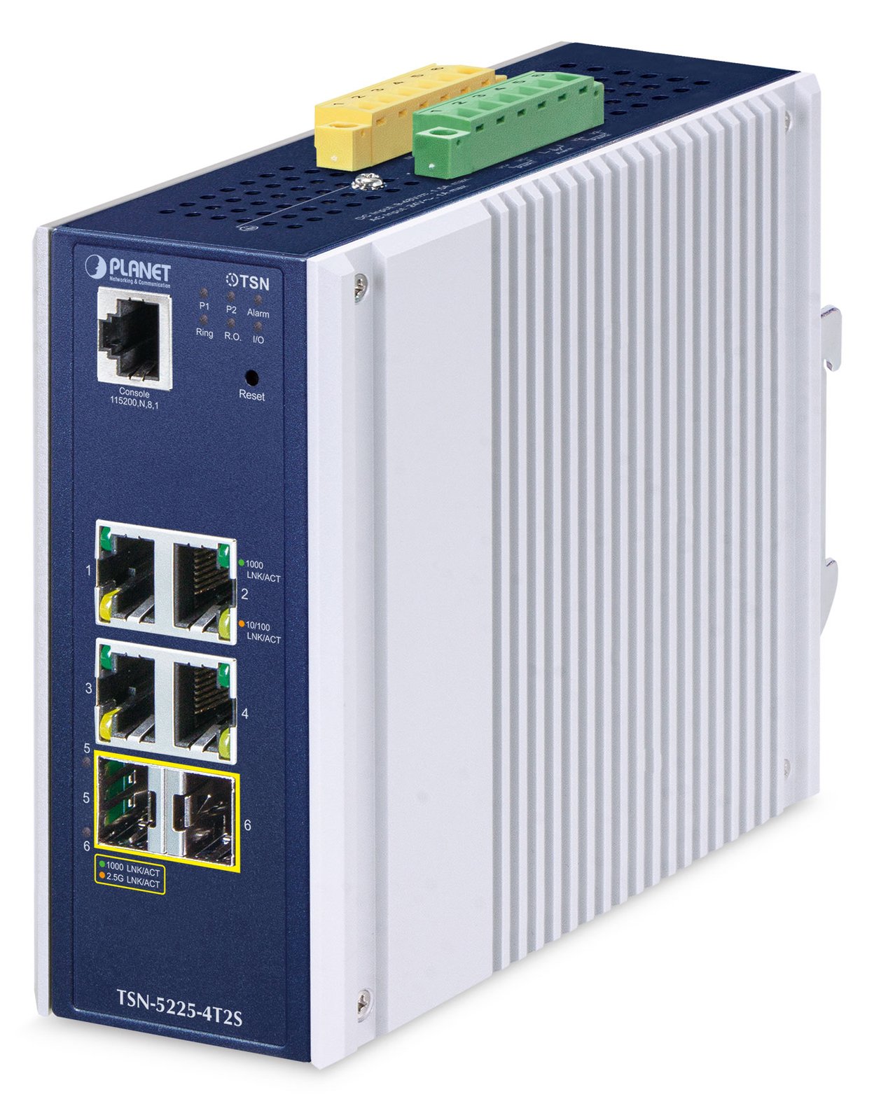 Planet Industrial L2+ Managed TSN Switch TSN-5225-4T2 - Switch - 1 Gbps