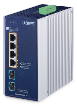 Planet Industrial PoE++ Switch IGS-1000-4UP2X - Switch - 4-Port von LumaTech