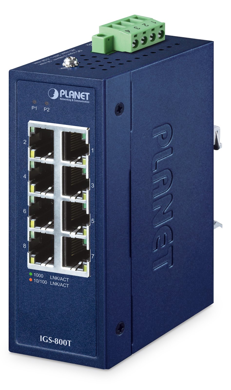 Planet Industrial/1000T Switch IGS-800T - Switch - 1 Gbps
