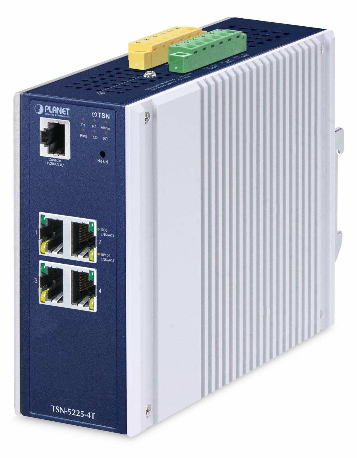 Planet IP30 DIN-rail Industrial L2+ Managed - Switch - 1 Gbps