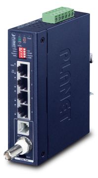 Planet IP30 Industrial Gigabit Ethern - Netzwerksender & -empfänger - 1200 m - Blau - Metall - 0.4 A von LumaTech