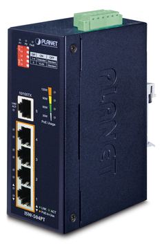 Planet ISW-504PT - Switch - 4 x 10/100 (PoE) + 1 x 10/100 von LumaTech