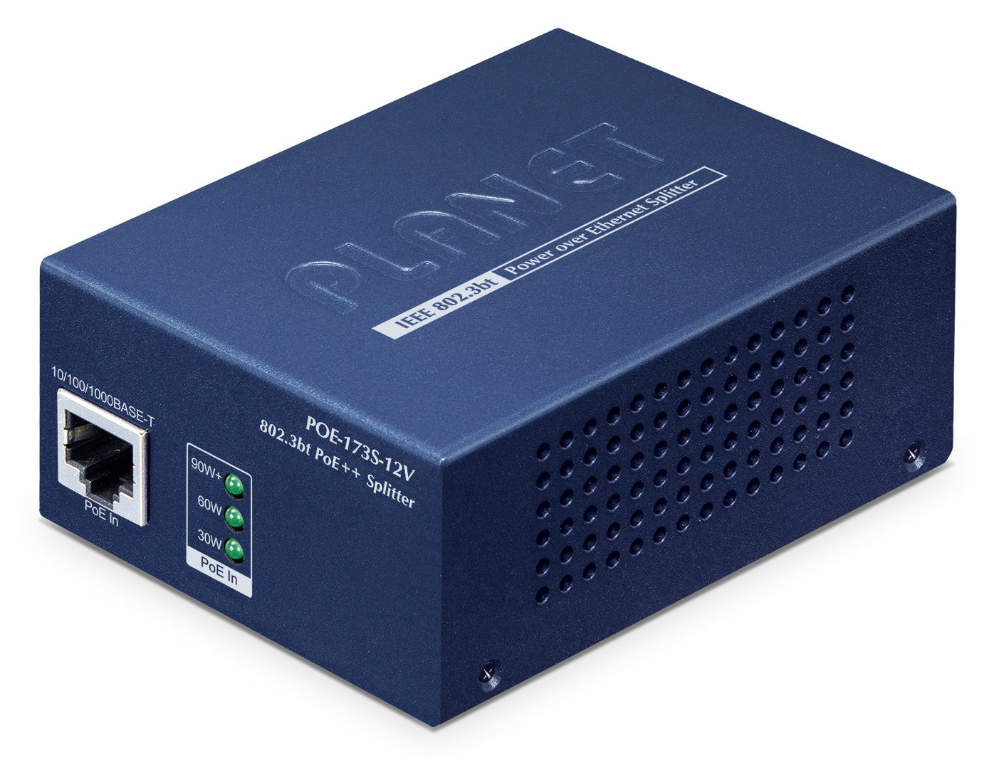 Planet Single Port PoE++ Splitter PoE-173S-12V