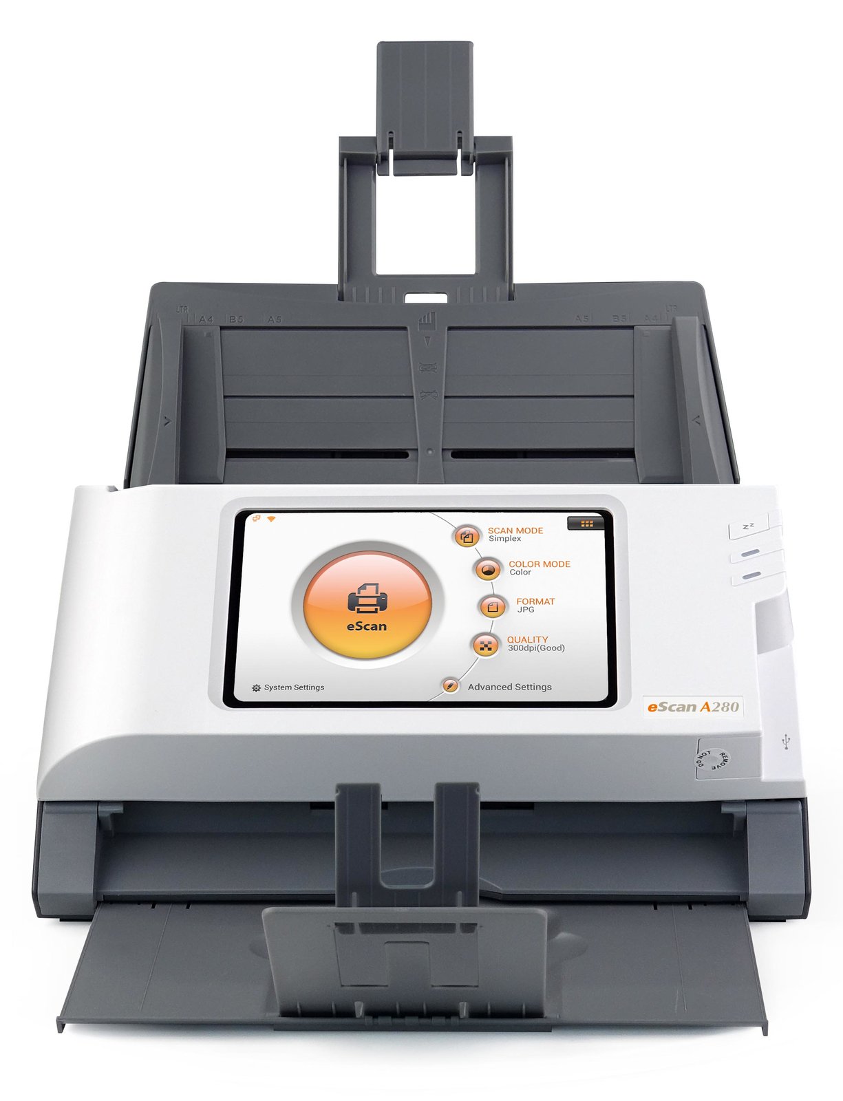 Plustek eScan A280 - Essential - Dokumentenscanner - CCD - Duplex - Legal - 600 dpi x 600 dpi - bis zu 20 Seiten/Min.