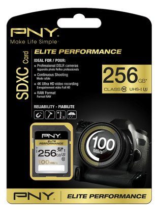 PNY Elite Performance - Flash-Speicherkarte - 256 GB