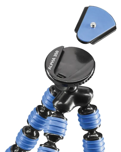 Cullmann Alpha 350 mobile - 3 Bein(e) - Schwarz - Blau - 23 cm - 204 g, Ansicht 2
