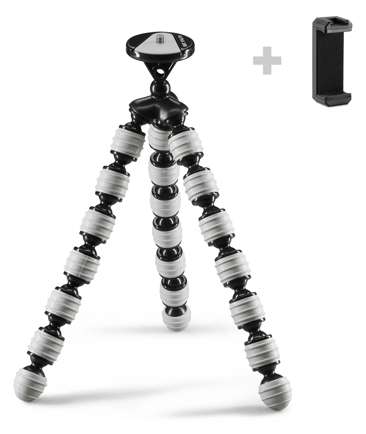 Cullmann Alpha 380 mobile - 3 Bein(e) - Schwarz - Grau - 30 cm - 267 g, Ansicht 2