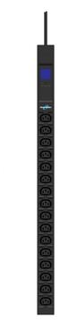 PowerWalker 10133027 - Messgerät - 0U - Senkrecht - Schwarz - 16 AC-Ausgänge - C13-Koppler von LumaTech