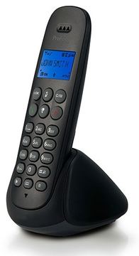 Profoon PDX-300 - DECT-Telefon - Kabelloses Mobilteil - 50 Eintragungen - Schwarz von LumaTech