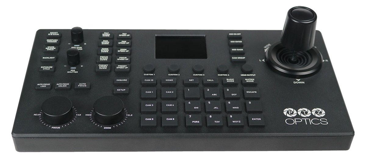 PTZOptics IP & Serial PTZ Camera Joystick Controller