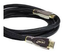 PYTHON Anschlusskabel HDMI 2.0 Kabel 4K2K / UHD 60Hz - 24K vergoldete Kontakte - OFC - Nylongeflecht schwarz - 1,5m von LumaTech