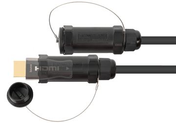PYTHON AOC Hybrid HDMI« 2.0b Kabel stahlarmiert - Kabel - Digital/Display/Video von LumaTech