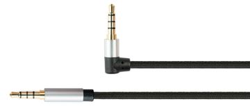 PYTHON Audiokabel. Klinkenst. eins. gew. schwarz - Kabel - Audio/Multimedia von LumaTech