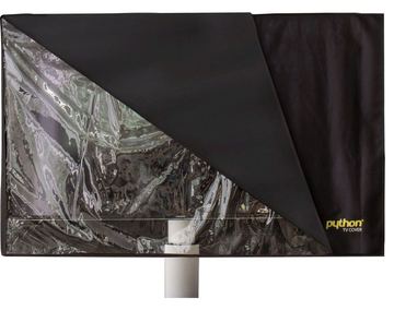 PYTHON Series TV-Cover Indoor/Outdoor – wetterfester Universalschutz für Ihren TV/Monitor - 140x89 cm - 58“ bis 60“ Zoll von LumaTech