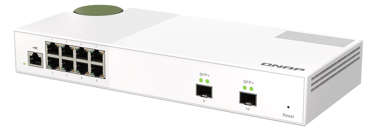 QNAP QSW-M2108-2S - Switch - managed - 2 x 10 Gigabit SFP+ + 8 x 2.5GBase-T