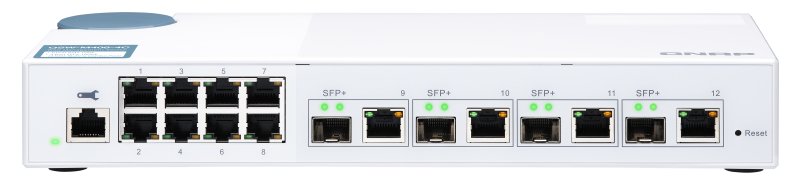 QNAP QSW-M408-4C - Switch - managed - 8 x 10/100/1000 + 4 x C 10 G-Bit SFP+