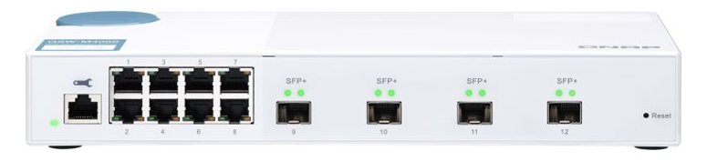 QNAP QSW-M408S - Switch - managed - 8 x 10/100/1000 + 4 x 10 Gigabit SFP+