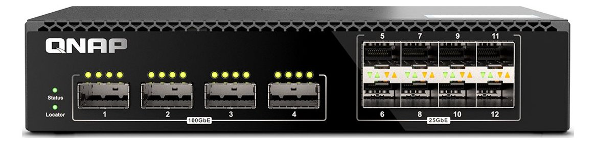 QNAP QSW-M7308R-4X - Switch - managed - 4 x 100 Gigabit QSFP28 + 8 x 25 Gigabit SFP28