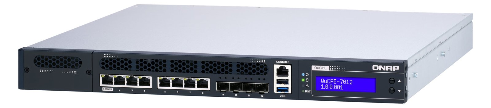 QNAP QuCPE-7012 - Virtualisierungsanwendung - 10 GigE, 2.5 GigE
