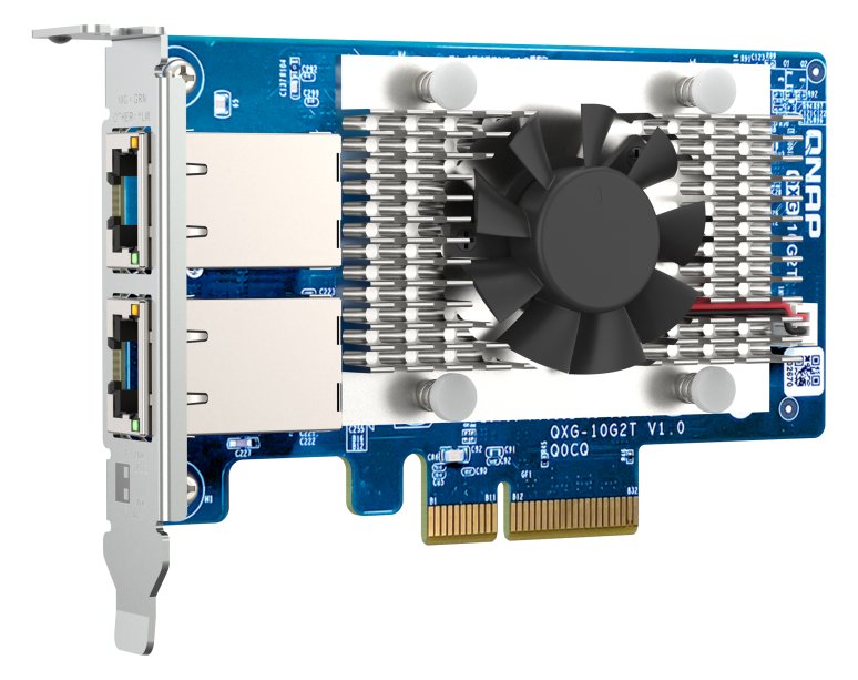 QNAP QXG-10G2T Netzwerkadapter-PCIe 10 GBE RJ45 x2