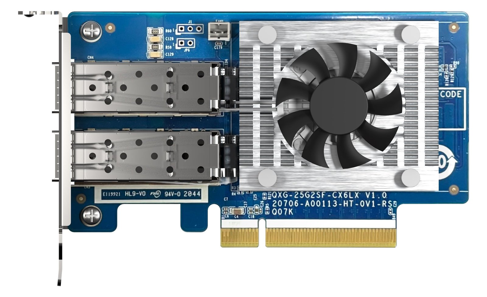 QNAP QXG-25G2SF-CX6 - Netzwerkadapter - PCIe 4.0 x8 Low-Profile