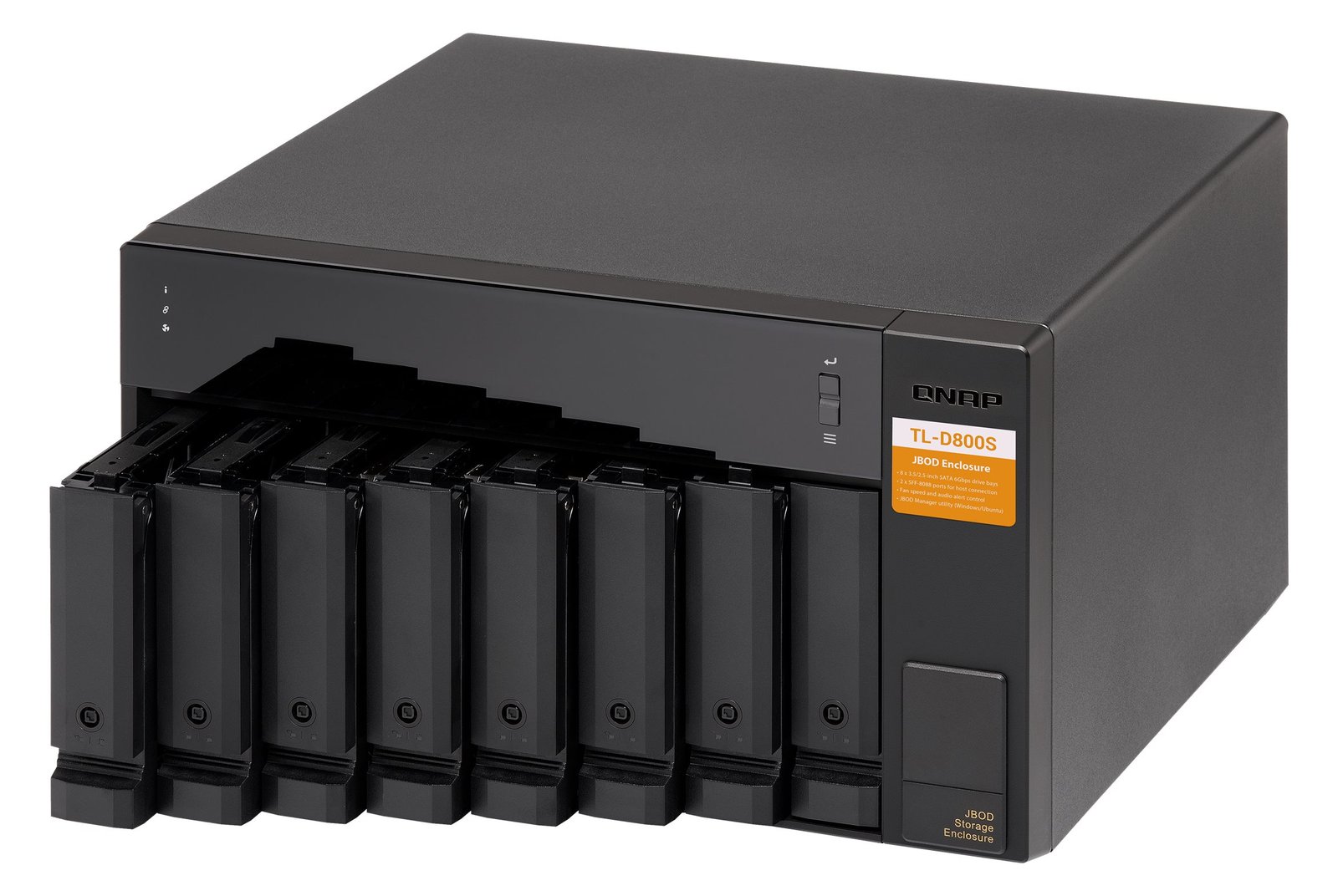QNAP TL-D800S - Festplatten-Array - 8 Schächte (SATA-600)