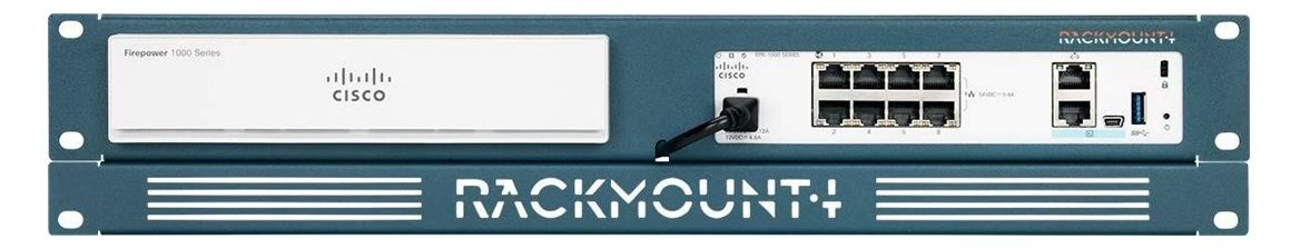 Rackmount.IT RM-CI-T8 - Rackmontagesatz - Jet Black, RAL 9005 - 2U - 48.3 cm (19)