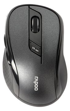 Rapoo M500 - Maus - Für Rechtshänder - optisch - 7 Tasten - kabellos - 2.4 GHz, Bluetooth 4.0, Bluetooth 3.0 von LumaTech