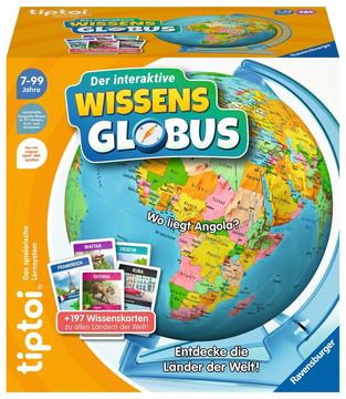 Ravensburger tiptoi Der interaktive Wissens-Globus von LumaTech