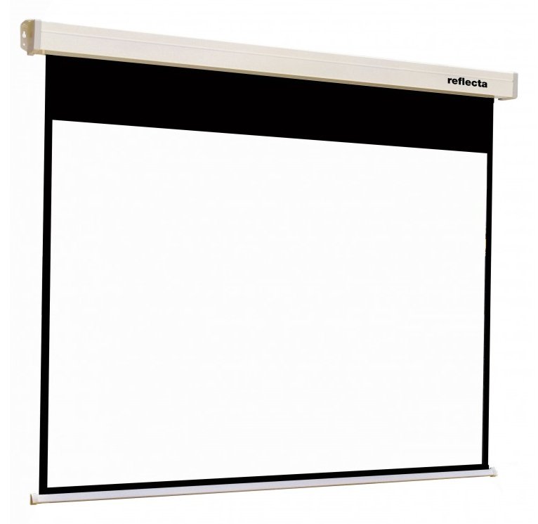 Reflecta Crystal-Line Rollo - Leinwand - Deckenmontage möglich, geeignet für Wandmontage - 195 cm (77)