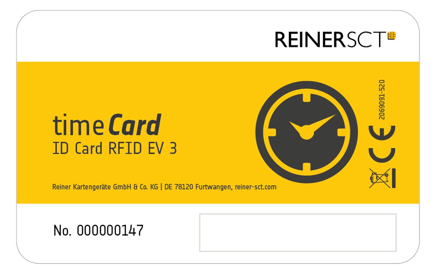 ReinerSCT timeCard Premium Chipkarte 50 DES