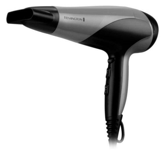 Remington D3190S - AC - Schwarz - Silber - Hängeschlaufe - Tasten - 2200 W - 303 mm von LumaTech