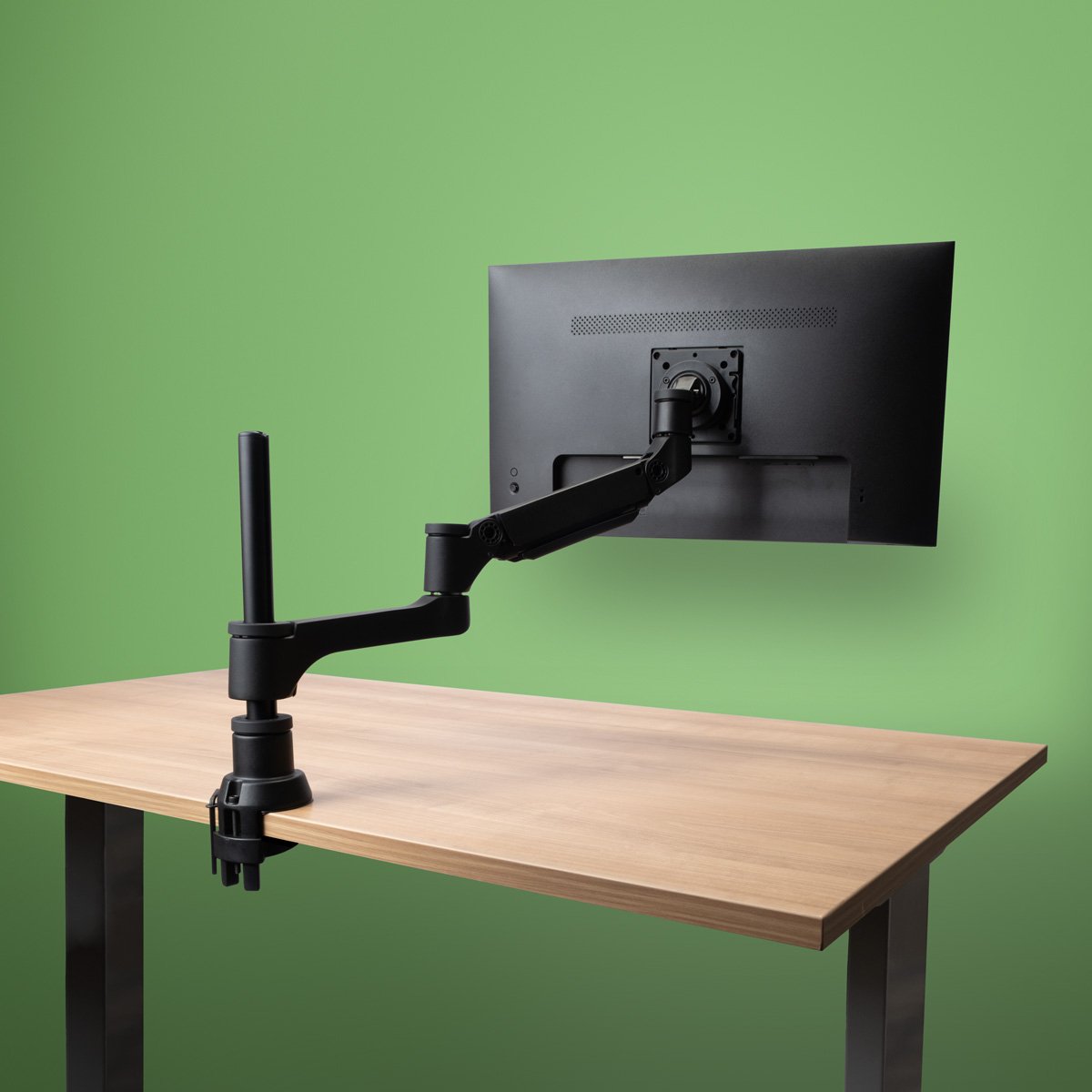 R-Go Caparo 4 - Befestigungskit (einstellbarer Monitorarm) - für LCD-Display - Aluminium, recycelter Kunststoff