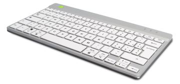 R-Go Compact Break - Tastatur - mit integrierter Pauseanzeige - TL: Italienisch, QWERTY - Weiß von LumaTech