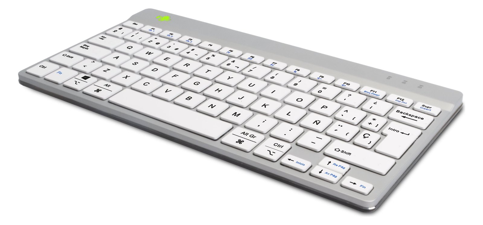 R-Go Compact Break - Tastatur - mit integrierter Pauseanzeige - TL: Spanisch, QWERTY