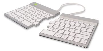 R-Go Ergonomische Tastatur Split break - Tastatur - TL: US, QWERTY - Weiß von LumaTech