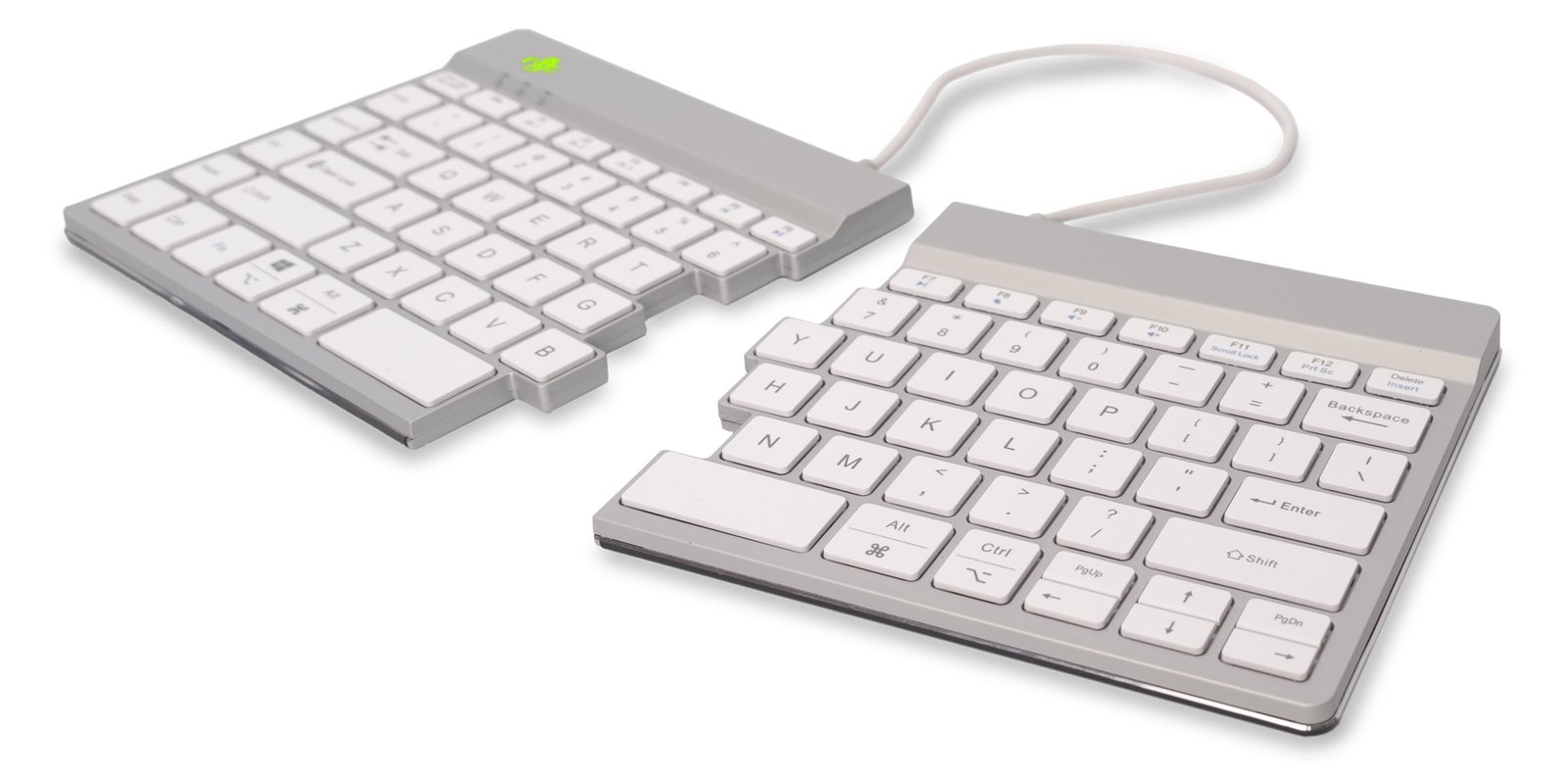 R-Go Ergonomische Tastatur Split break - Tastatur - TL: US, QWERTY - Weiß